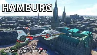 MSFS 2020 | Air Ambulance | HEMS Hamburg Mission - ADAC Germany