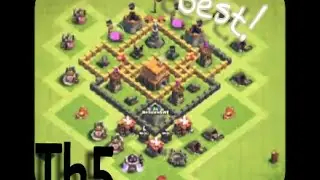 Th5 Trophy Base(Clash of Clans)