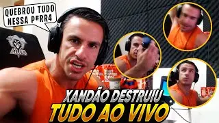 SUPER XANDÃO SURTA AO VIVO E DESTROI TUDO NA LIVE!!