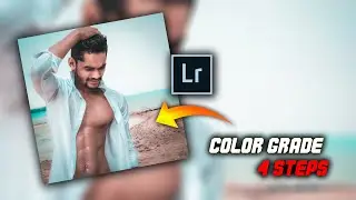 Lightroom mobile color grade tutorial in 4 steps | Lightroom Blue tone - UnEdited
