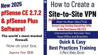 pfSense 2.7.2 New! | Convert OpenVPN (Peer-to-Peer Shared Key) to (Peer-to-Peer SSL/TLS)