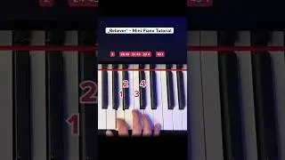 Easy Piano: BELIEVER (Imagine Dragons) 