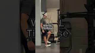 Wall Single Leg Tib Raise
