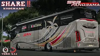 SHARE‼️ KODENAME SR3 PANORAMA SRIKANDI  TAHAP 1 || UPDATE BUSSID VERSI 4.3.1