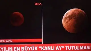 Kırmızı ay tutulması 2018