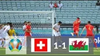 Highlights and Goals Wales VS Switzerland EURO 2020