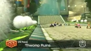 Mario Kart 8 - 150cc Mushroom Cup - Thwomp Ruins