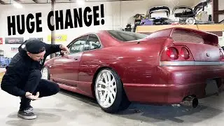 My R33 Skyline gets a WHOLE NEW LOOK!