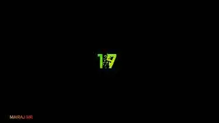 New 30 second count down animation, black screen happy new year counting down animation