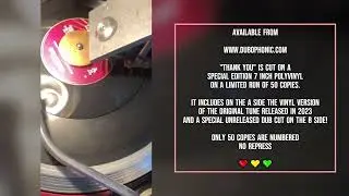 Mikey Dub ft.  Debbie Defire - Thank You & Version (vinyl / limited run only 50 copies) [DUBR-703]