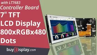 LCD 7 inch LT7683 TFT Module Touch Screen Display,800x480,MCU,Arduino