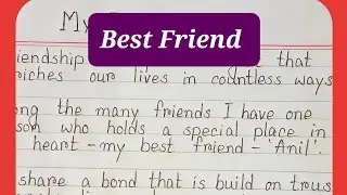 10 Lines On Best Friend In English || Essay On Best Friend In English || Best Friend
