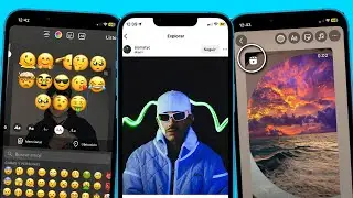 INSTAGRAM estilo IPHONE en ANDROID 2023 con EMOJIS IOS + FUENTES IOS + BORDE CURVO + MÚSICA EN NOTAS
