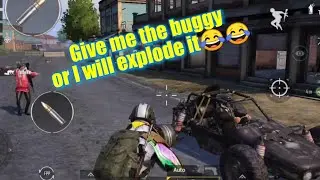 Fun with teammates in bgmi | Give me the buggy or I will explode it 😂😂