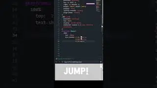 Jumping Text Animation in CSS 