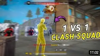 1 vs 1 Clash Squad with Biki Only OneTap Challenge - Garena Free Fire 😎🤏