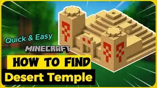 How To Find Desert Temple in Minecraft | Easy Guide For All Versions  (Minecraft Desert Pyramid)