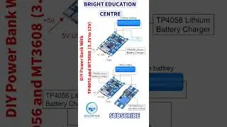 DIY Power Bank With TP4056 and MT3608 (3.3V to 12V) #project