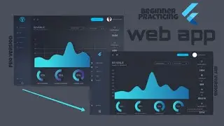 Flutter UI Practicing | Line chart, Dropdown & Circular percent indicator | Flutter Web App design.