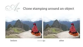 Clone Stamping around an object