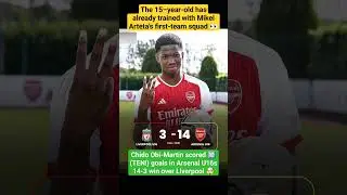 Liverpool 3-14 Arsenal #ChidoObi-Martin #MikelArteta #liverpoolvsarsenal #10goals #highlights#soccer
