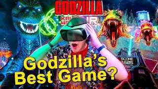 The BEST Godzilla Game EVER? Godzilla: Kaiju Wars VR Review! Raw Thrills