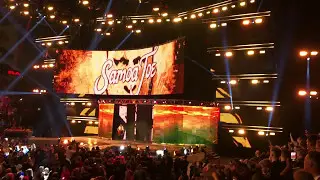 Seth Rollins full entrance; Samoa Joe full entrance - WWE RAW Live in O2 London 8 May 2017