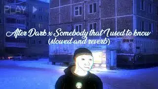 After Dark X Somebody That I use to Know (Slowed and Reverb)