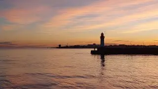Надвечір'я. Сен -Назер. Рибалка біля маяка