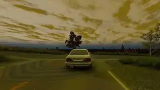 Немного дрифта на W210 | BeamNG.Drive