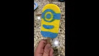 Perfect minion popsicle