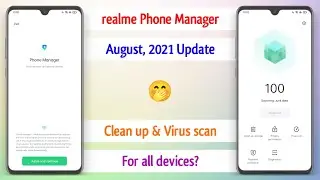 realme Phone Manager New Update - Clean up storage - Virus scan - For All realme Devices? ~ 🔥🔥🔥