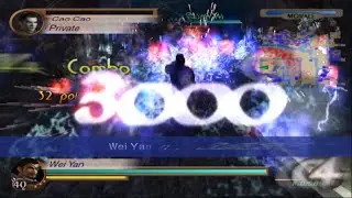 Dynasty Warriors 3 Wei Yan(Xiahou Dun) Infinite Lightning Musou Attacks