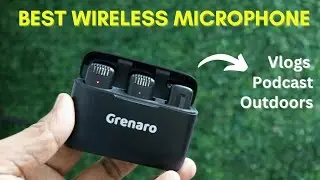 GRENARO Wireless Mic LavalierMicrophone || Unboxing & Review || BestMicrophone For Youtube #viral