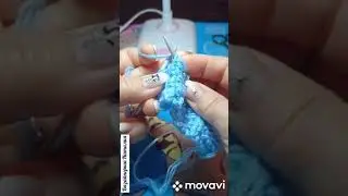 Укороченные ряды в планке спицами