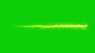 Laser Ray Effect On Green Screen