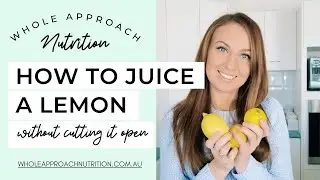 LEMON JUICE TRICK: How To Juice A Lemon Without Cutting It Open | TIK TOK VIRAL HACK