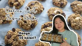 RESEP COOKIES OATMEAL | COOKIES DIET HANYA 3 BAHAN