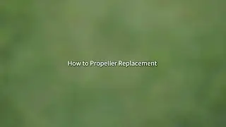 How to replace the propeller blades of a drone (BL03 Drone)