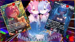 1/30M RAM IS COOKING WITH HER SISTER REM'S ABILITY IN INFINITE MODE ANIME CARD BATTLE (Roblox)