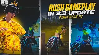 MY FIRST GAMEPLAY in NEW MODE UPDATE😍3.3 PUBG Mobile On Redmi Note 9s 40 Fps Test In 2024