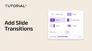 How to Change Transitions between Slides
