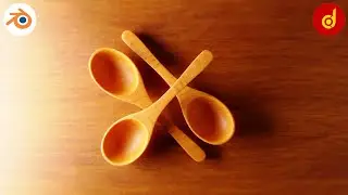 Wood Spoon in Blender | Spoon Modeling in Blender