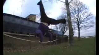 Storm Freerun  Slackline Session