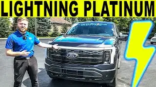 2022 Ford F150 Lightning Platinum Review! FULL Exterior & Interior Walkaround