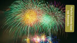 Perfect fortnite big fireworks are singing songs music.