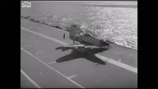 Royal Navy Wyvern S.4 operations from HMS Eagle (R05) during the Suez operation of November 1956
