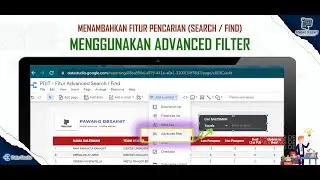 Cara Menambahkan Fitur Pencarian (Search/Find) menggunakan Advanced Filtering di Google Data Studio