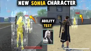 NEW SONIA CHARACTER ABILITY TEST | OB40 UPDATE - GARENA FREE FIRE