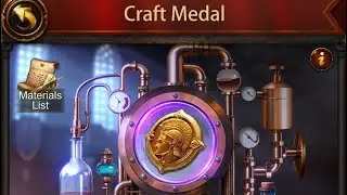 Evony Kings Craft Medal or Historic Medals Benefits | Evony Kings How to use Radiant Medal